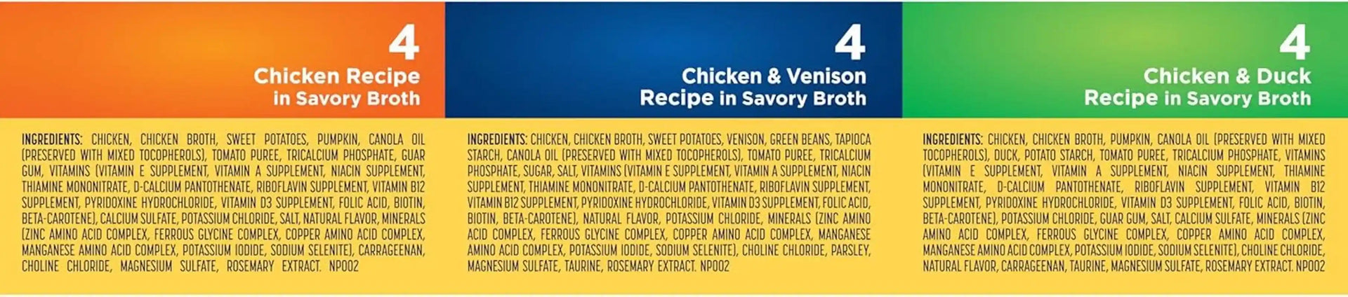 nature-s-recipe-grain-free-chicken-recipe-chicken-venison-recipe-and-chicken-duck-recipe-in-savory-broth-variety-pack-wet-dog-food-12-2-75-oz-cups-2-count