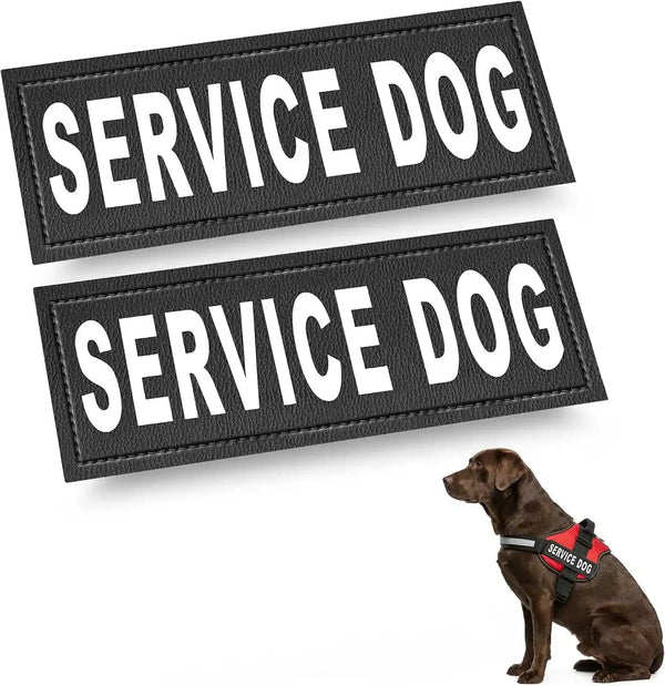 Industrial Puppy Emotional Support Dog Patch, Reflective XS 1 X 2.75 in | Clear Visibility, Durable Vest Patches for Identification, Compatible with Hook & Loop Vest Gear - XS 1X2.75 Inch17