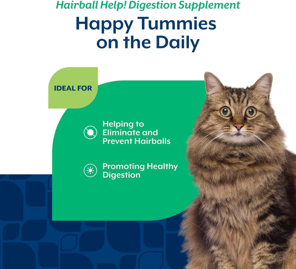 Naturvet Scoopables Hairball Aid for Cats - Helps Prevent & Eliminate Hairballs - Psyllium Husk & Pumpkin - Salmon Flavored Cat Health Supplement - Tastes like Treats & Prevents Hairballs | 5.5Oz Bag3