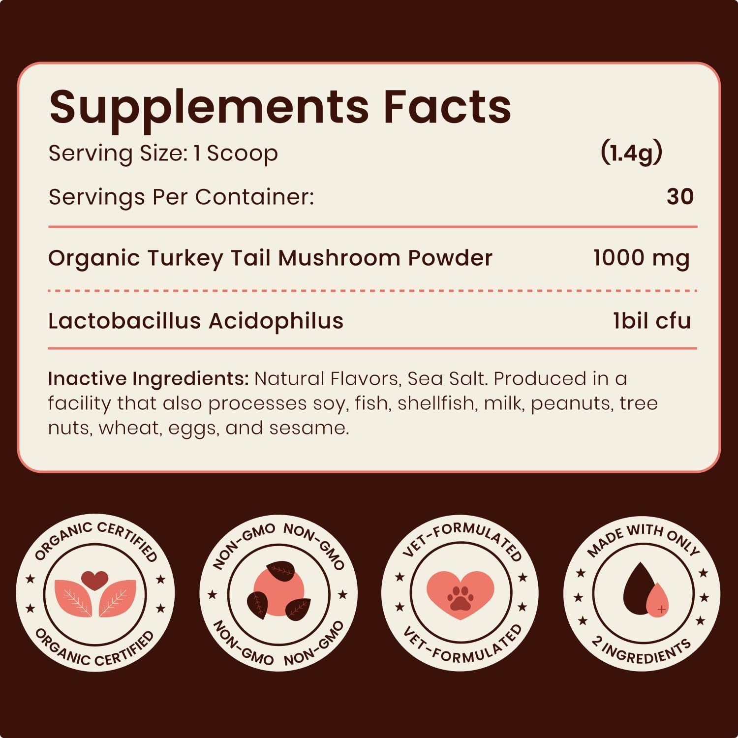 turkey-tail-mushroom-for-dogs-turkey-tail-mushroom-powder-with-probiotics-for-immune-and-digestive-support-supports-lumps-and-bumps-bacon-flavored-daily-dog-supplement