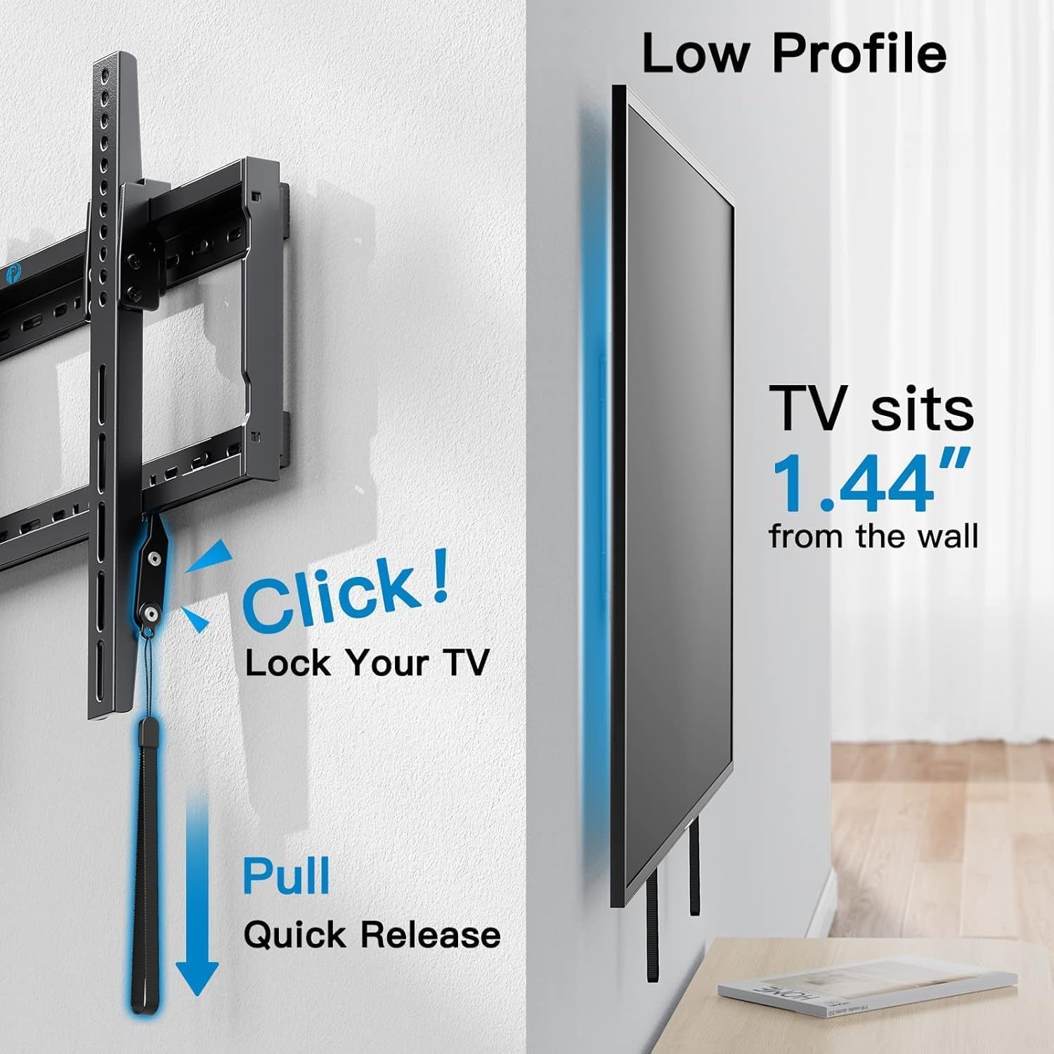 tilt-tv-wall-mount-bracket-low-profile-for-most-37-90-inch-led-lcd-oled-plasma-flat-curved-tvs-large-tilting-mount-fits-16-24-wood-studs-max-vesa-600x400mm-holds-up-to-132lbs