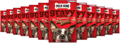 Milk-Bone Gravybones Dog Biscuits, Gravy Coated Small Dog Treats, 7 Lb. Box12