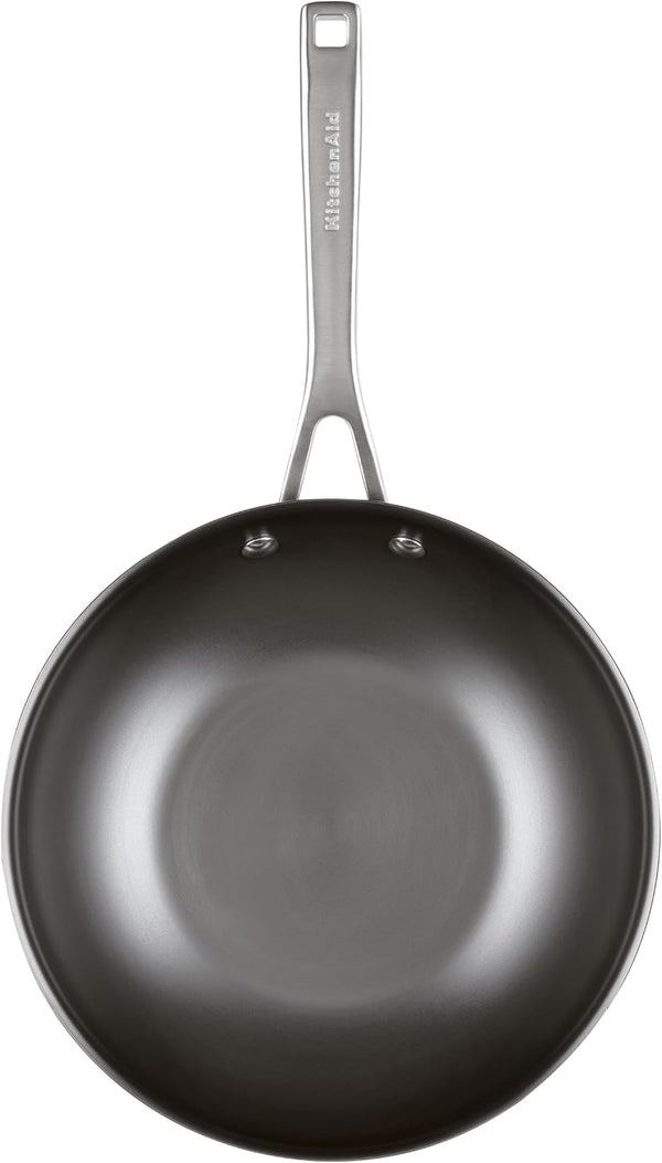 Kitchenaid NITRO Carbon Steel Wok, 10-Inch Nitrided Carbon Steel Pan, Stir Fry Pan, Gray7