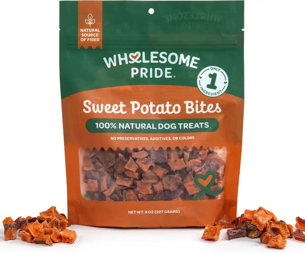 Wholesome Pride Healthy Sweet Potato Chews – Sensitive Stomach Dog Treats, No Preservatives, Single-Ingredient, No Grain, 16 Oz17