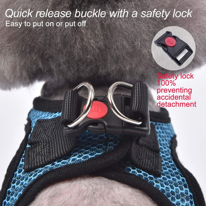 Dog Harness Step-In Breathable Puppy Cat Dog Vest Harnesses for Small Medium Dogs4