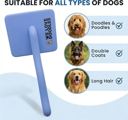 Slicker Brush for Dogs, Pet Grooming Brushes for Doodles & Poodles, Large | Best Brush for Long Haired Dogs, Dematting Comb & Deshedding Tools for Goldendoodle Coats, Puppy Matting Grooming Supplies8