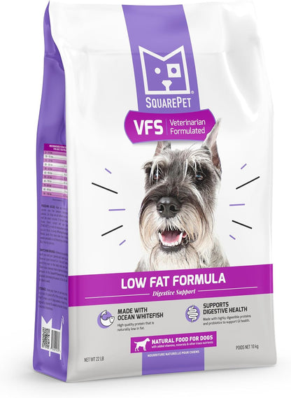 Squarepet Veterinarian Formulated Solutions Low Fat Content Lean Whitefish, Highly Digestible, Dry Dog Food 4.4Lbs9