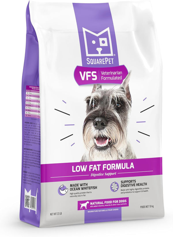 Squarepet Veterinarian Formulated Solutions Low Fat Content Lean Whitefish, Highly Digestible, Dry Dog Food 4.4Lbs9
