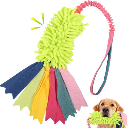 Wodoca Dog Tug Toy, Dog Toys for Aggressive Chewers - Strong Squeak Rope Toy, Easy to GRAP Chew Toy for Large Dogs, Puppies, Middle Dogs - Ideal for Training and Play, Hand Made7