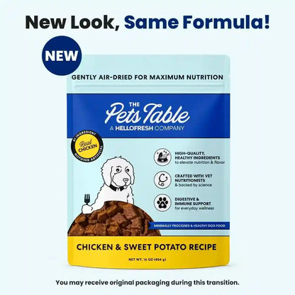 The Pets Table Chicken & Sweet Potato Air Dried Dog Food, 1 Lb / 16 Oz Bag2