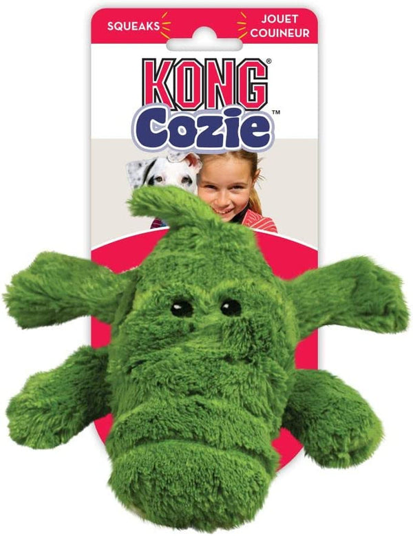 KONG - Cozie Ali Alligator - Indoor Cuddle Squeaky Plush Dog Toy - for Medium Dogs4