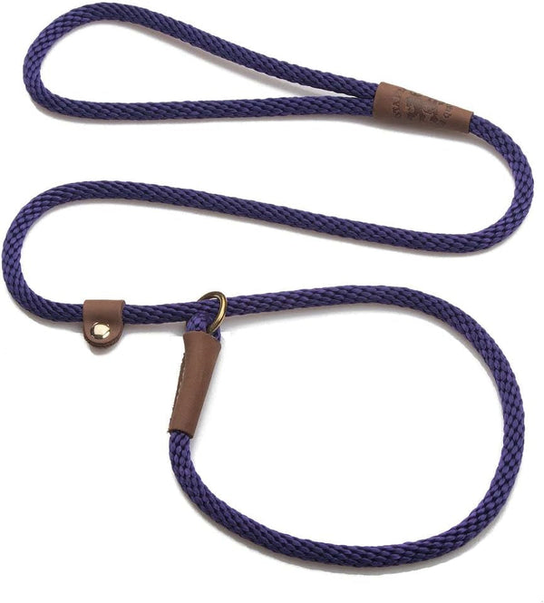 Mendota Pet Slip Leash - Dog Lead and Collar Combo - Made in the USA - Mocha, 3/8 in X 6 Ft - for Small/Medium Breeds10