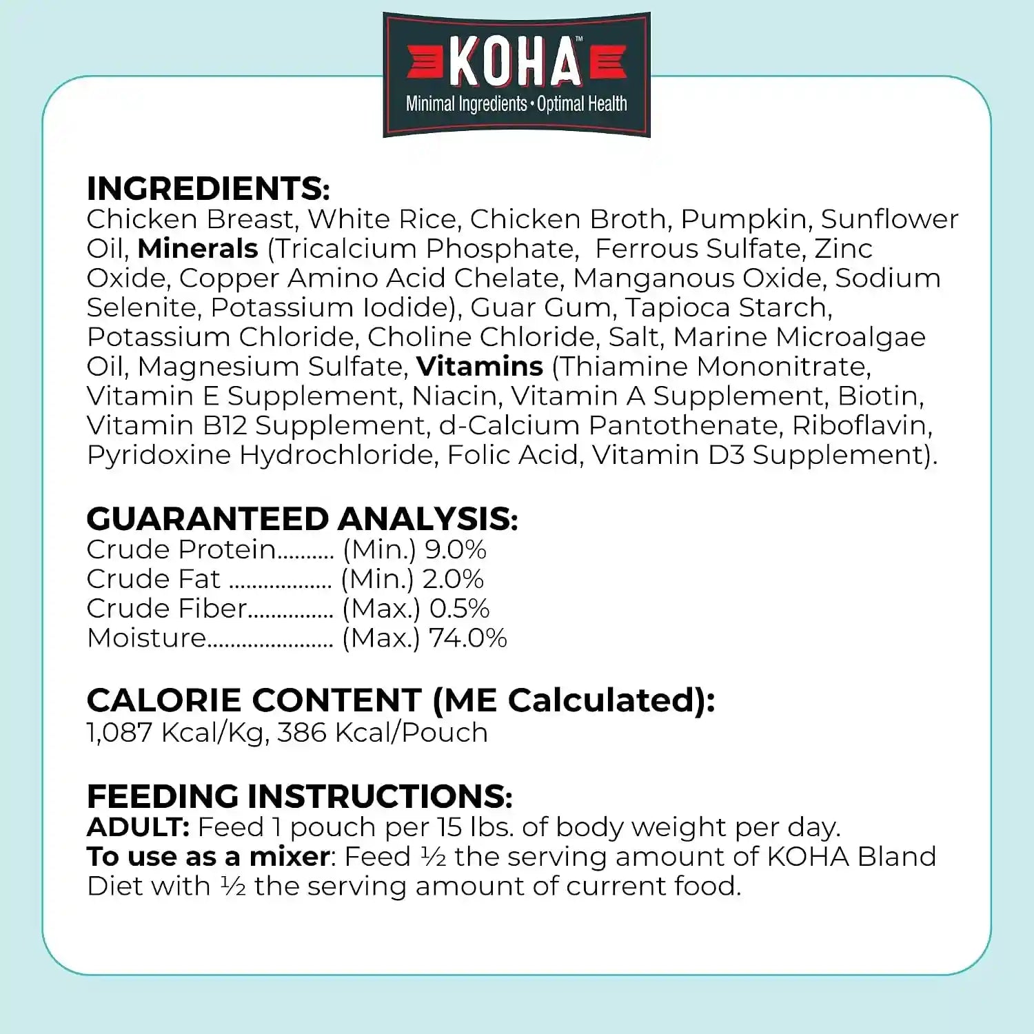 koha-limited-ingredient-bland-diet-for-dogs-chicken-and-white-rice-sensitive-stomach-wet-dog-food-sold-in-over-5-000-vet-clinics-pet-stores-gentle-easy-to-digest-bland-diet-dog-food-pack-of-6