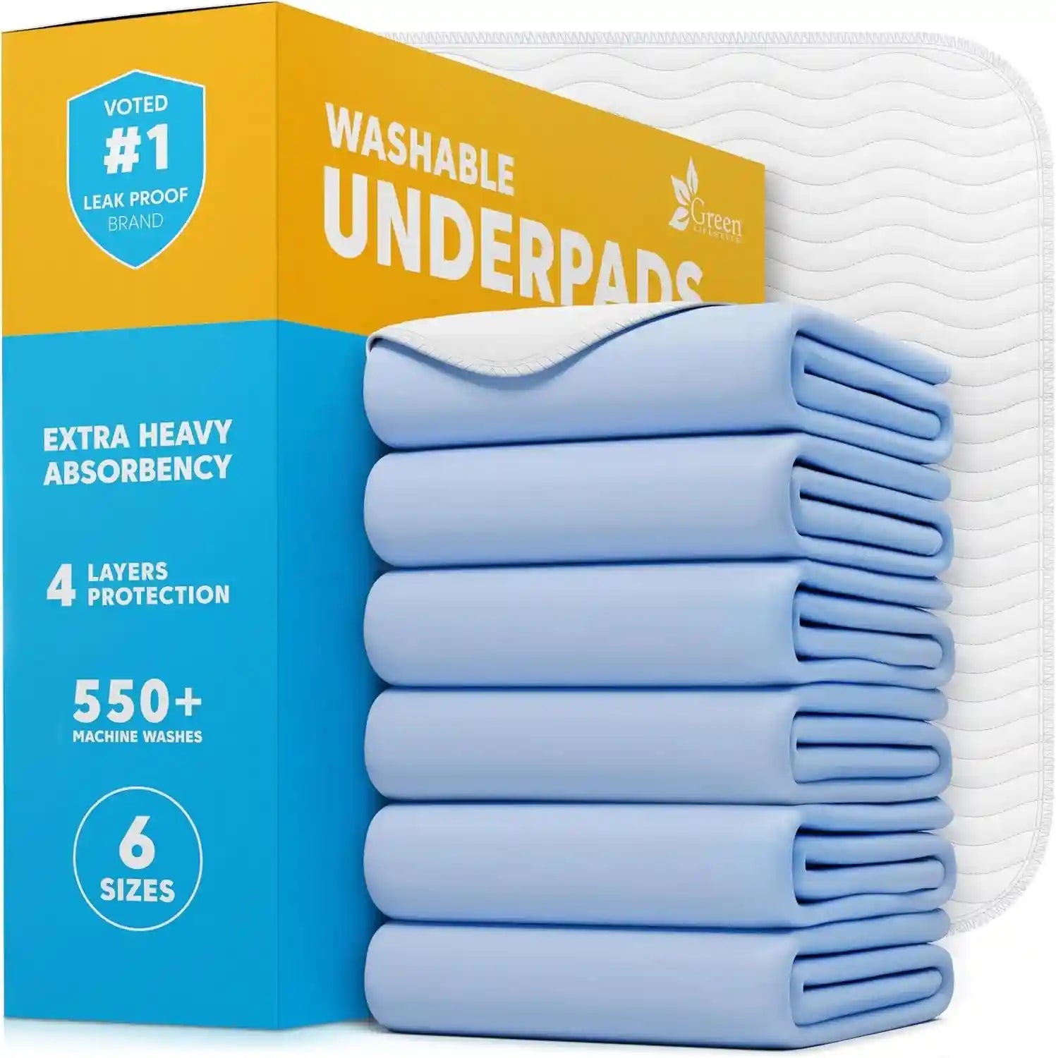green-lifestyle-washable-pee-pads-for-dogs-waterproof-reusable-puppy-pads-with-anti-slip-backing-pet-training-pad-for-puppy-playpen-crate-whelping-box-potty-training-pack-of-6-30x34
