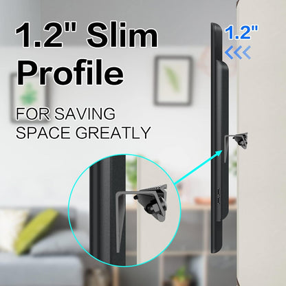 No Drill Drywall TV Mount, No Stud TV Wall Mount for Most Brand 22-55 Inch Tvs up to 100 Lbs, Easy Install No Stud Studless Tvs Wall Mount, Include All Hardware- Level Bubble Meter5