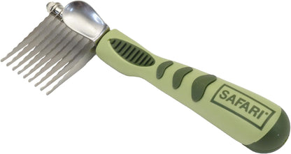 Coastal Pet Safari Dog De-Matting Comb - Serrated Stainless Steel Grooming Tool for Dogs with Medium to Long Hair - Keeps Coats Smooth & Soft - One Size1