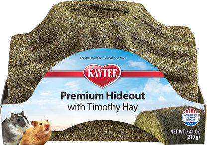 Kaytee Premium Timothy Treat Hideout for Pet Hamsters, Gerbils, and Mice, Small1
