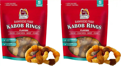 Country Kitchen Rawhide Free Beef Rings Dog Chews, Made with Real Beef, Highly Digestible, Gluten Free, 7 Count16