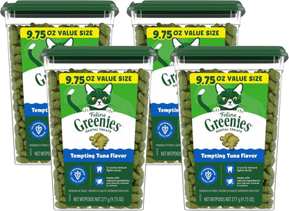 Greenies Feline Natural Dental Cat Treats, Tempting Tuna Flavor, 9.75 Oz | #1 Veterinarian-Recommended, 36% Less Tartar in 28 Days, Cleans to Gumline, Crunchy Texture, Natural Ingredients16