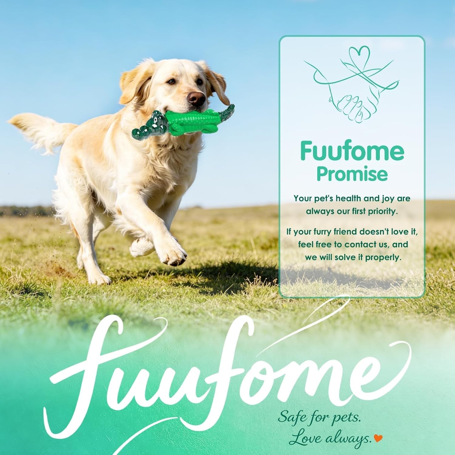 fuufome-alligator-dog-toys-for-aggressive-chewers-medium-large-breed-dogs-dental-cleaning-tough-nylon-rubber-hybrid-structure-anxiety-relief-long-daily-indoor-outdoor-chewing-dog-gift