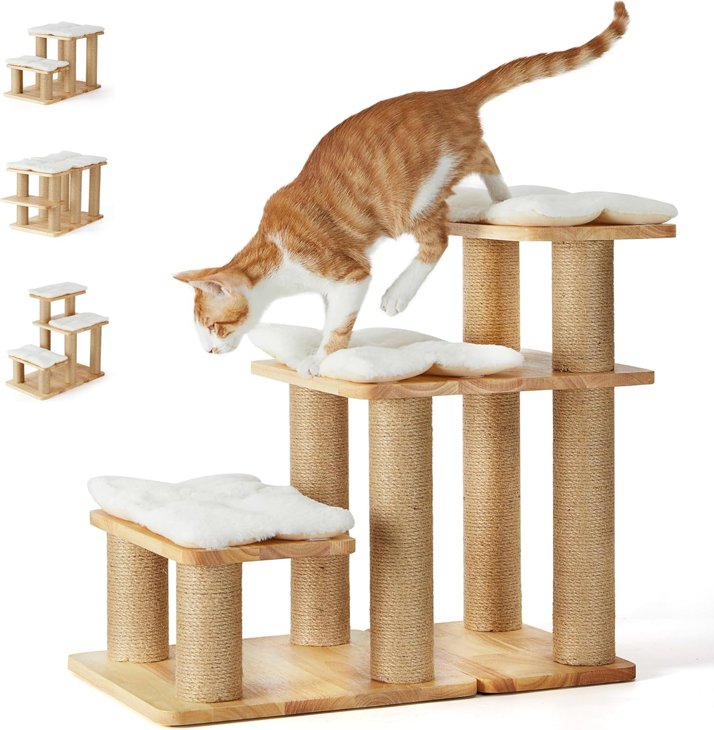 fukumaru-dog-stairs-solid-wood-pet-stairs-with-cat-scratching-post-transformable-cat-step-hold-up-to-200-lbs-20-pet-ramp-for-dogs-and-cats-to-climb-high-bed-and-couch-over-6-combinations