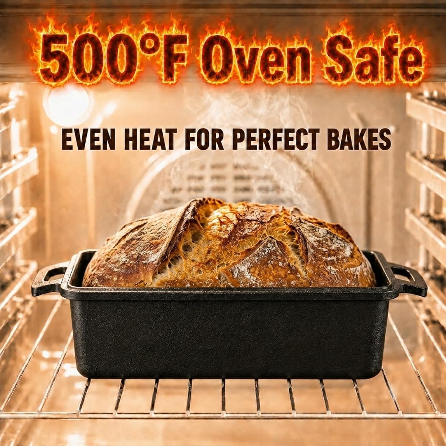 9-5-inch-cast-iron-loaf-pan-with-lid-bread-baking-pan-even-heat-distribution-for-homemade-bread-cake-and-meatloaf-2-piece-set