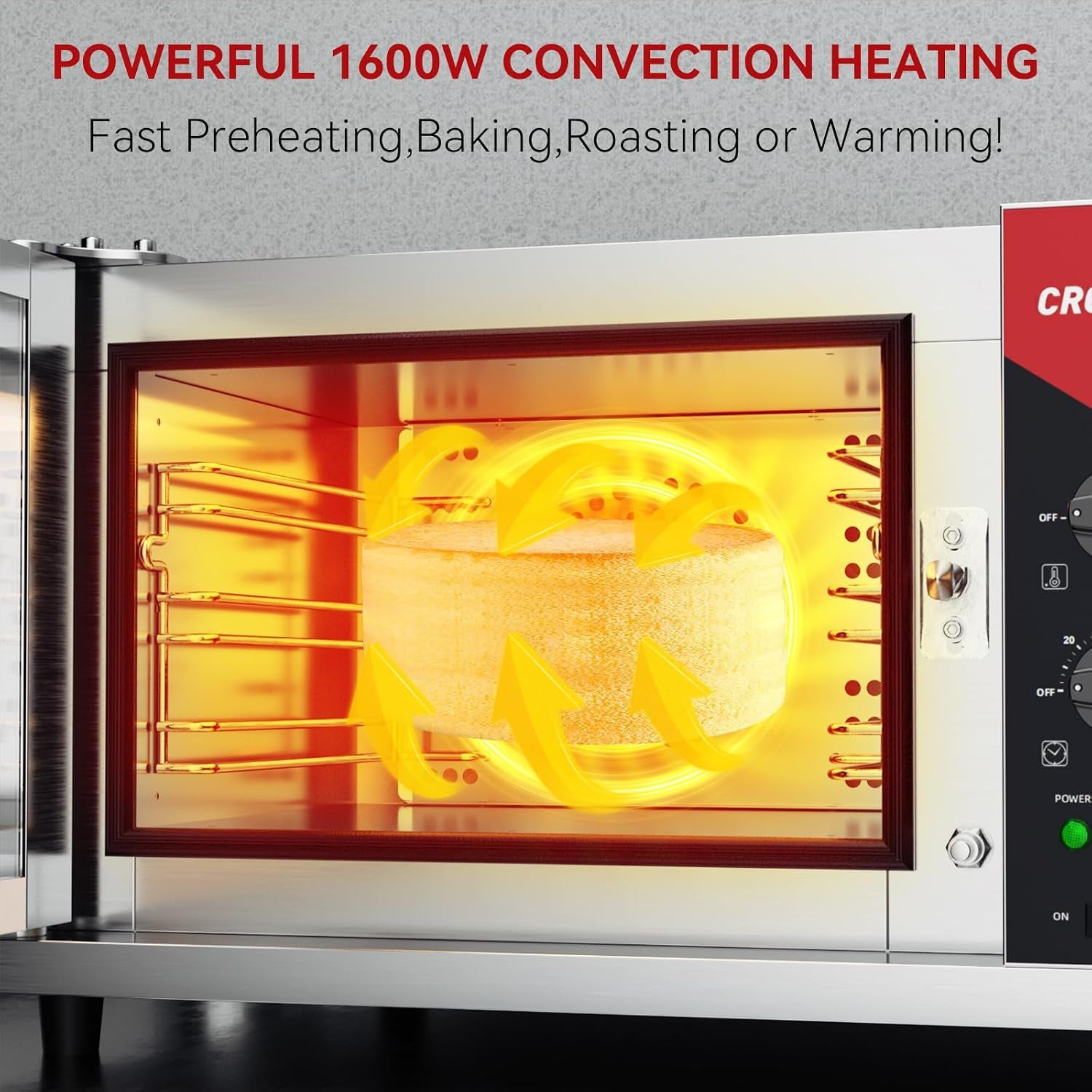 23l-quarter-size-convection-oven-3-tier-commercial-toaster-oven-w-front-glass-door-3-set-of-wire-racks-120-minutes-timer-and-interior-light-120v-1600w-countertop-conventional-oven
