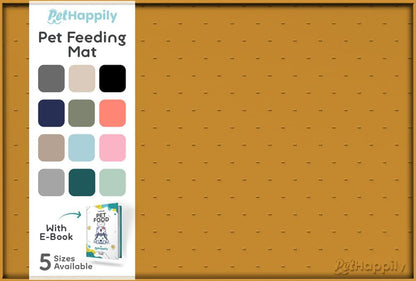 Dog Food Mat - Raised Edges Dogs Mat for Food and Water Prevent Spill, Waterproof Cat Food Mats Protect Floors, Easy Clean Dog Bowl Mats for Food and Water, Silicone Pet Feeding Placemats12