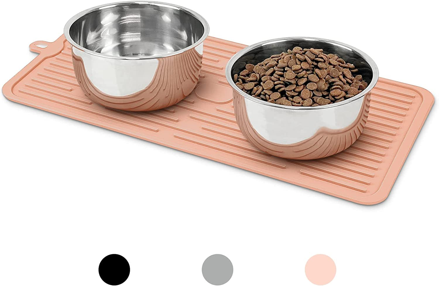 ptlom-pet-placemat-for-dog-and-cat-mat-for-prevent-food-and-water-overflow-suitable-for-medium-and-small-pet-grey-silicone