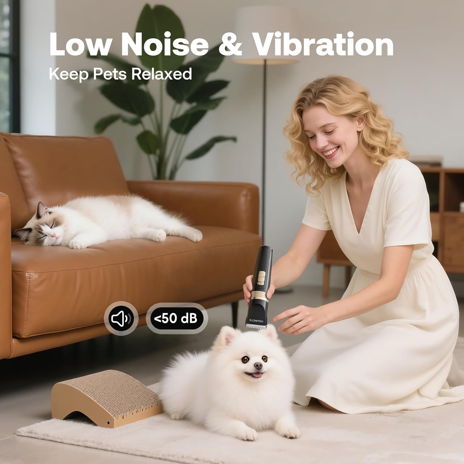 heapets-dog-hair-clippers-for-grooming-kit-and-dog-paw-trimmer-nail-grinder-for-grooming-low-noise-rechargeable-cordless-shaver-grooming-supplies-for-pet-cats-dogs-black-white