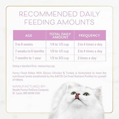 Purina Fancy Feast Kitten with Savory Chicken and Turkey Kitten Dry Food - 7 Lb. Bag9