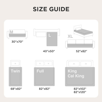 Bedsure Waterproof Couch Cover for Dogs Washable - Waterproof Blanket for Large Dogs Couch Sofa Bed Cozy, Lightweight Furniture Protector for Pet Cat Quick Drying, Ash Grey, 52X82In7