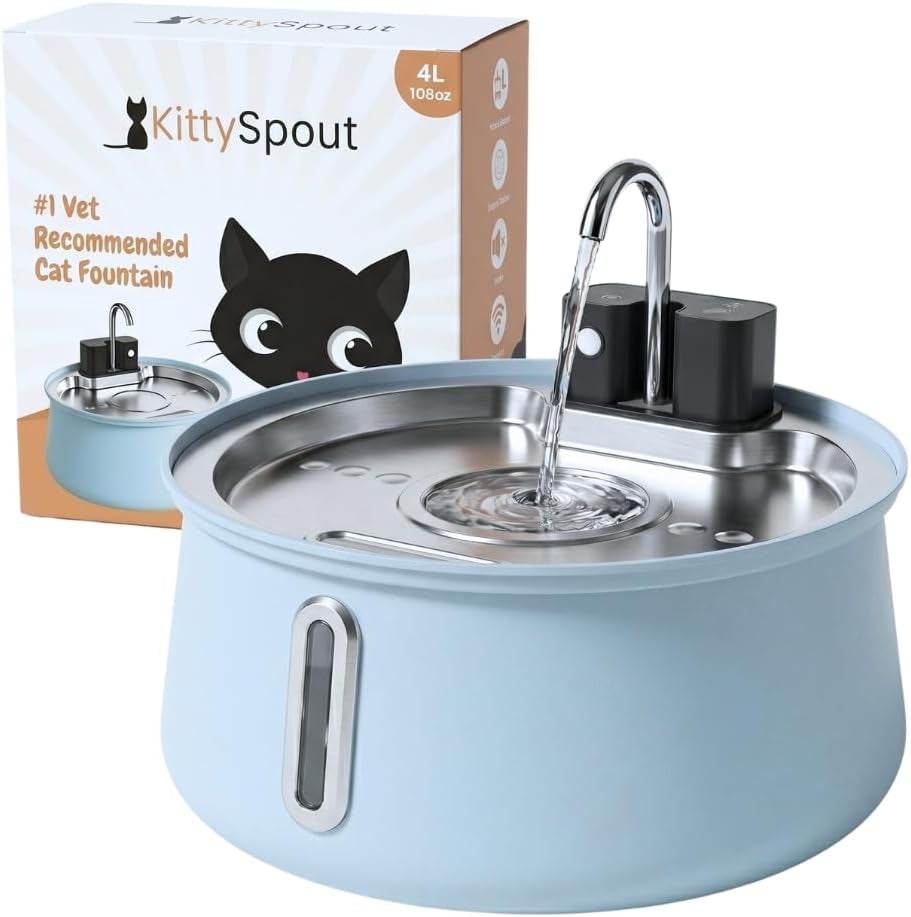 the-kittyspout-stainless-steel-wireless-cat-water-fountain-4l-108oz