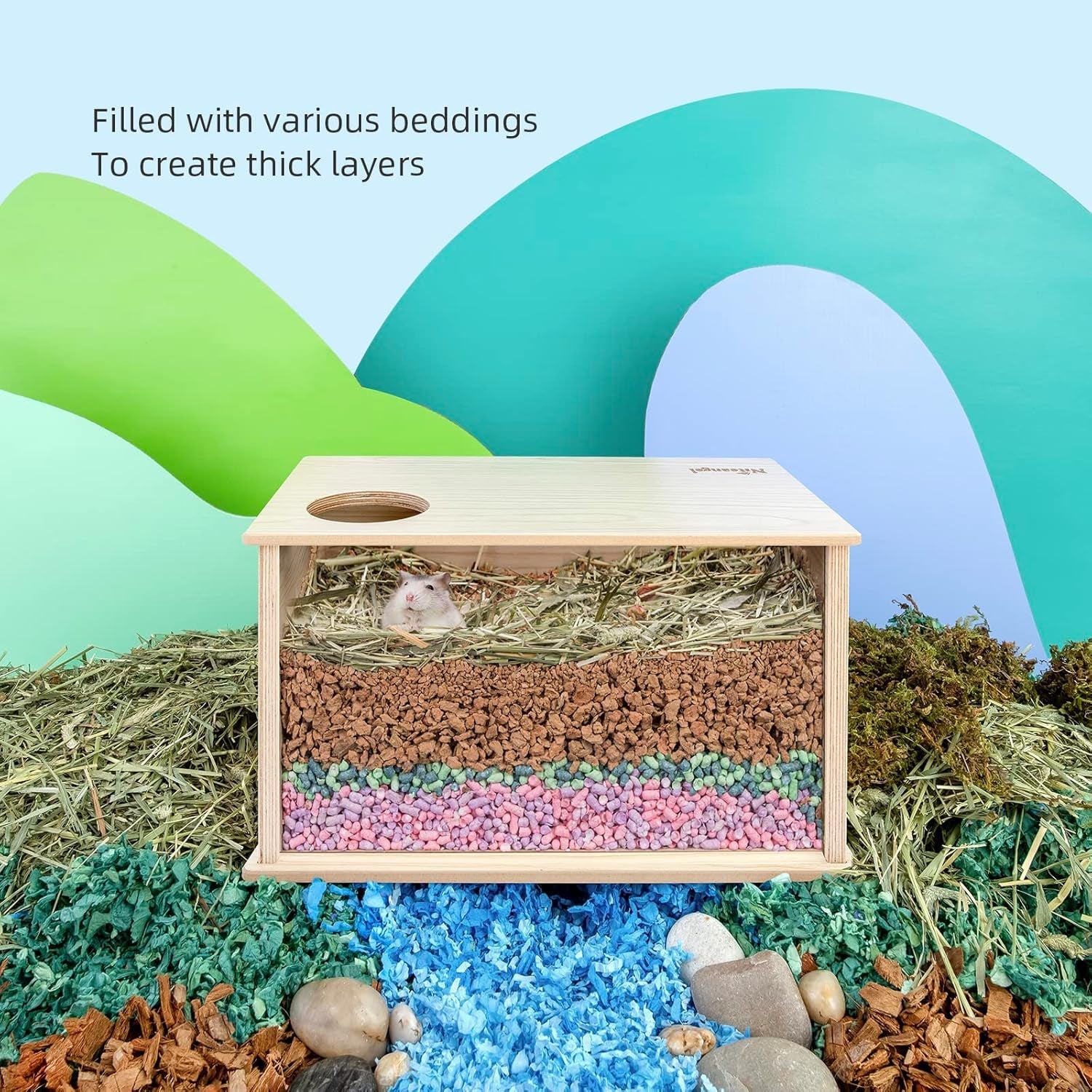 niteangel-visible-hamster-digging-box-for-syrian-dwarf-roborovski-campbell-hamsters-gerbils-mice-lemmings-degus-or-other-small-sized-pets-burlywood