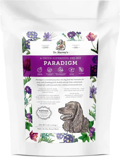 Dr. Harvey'S Paradigm Green Superfood Dog Food, Human Grade Dehydrated Grain Free Base Mix for Dogs, Diabetic Low Carb Ketogenic Diet (6 Pounds)8