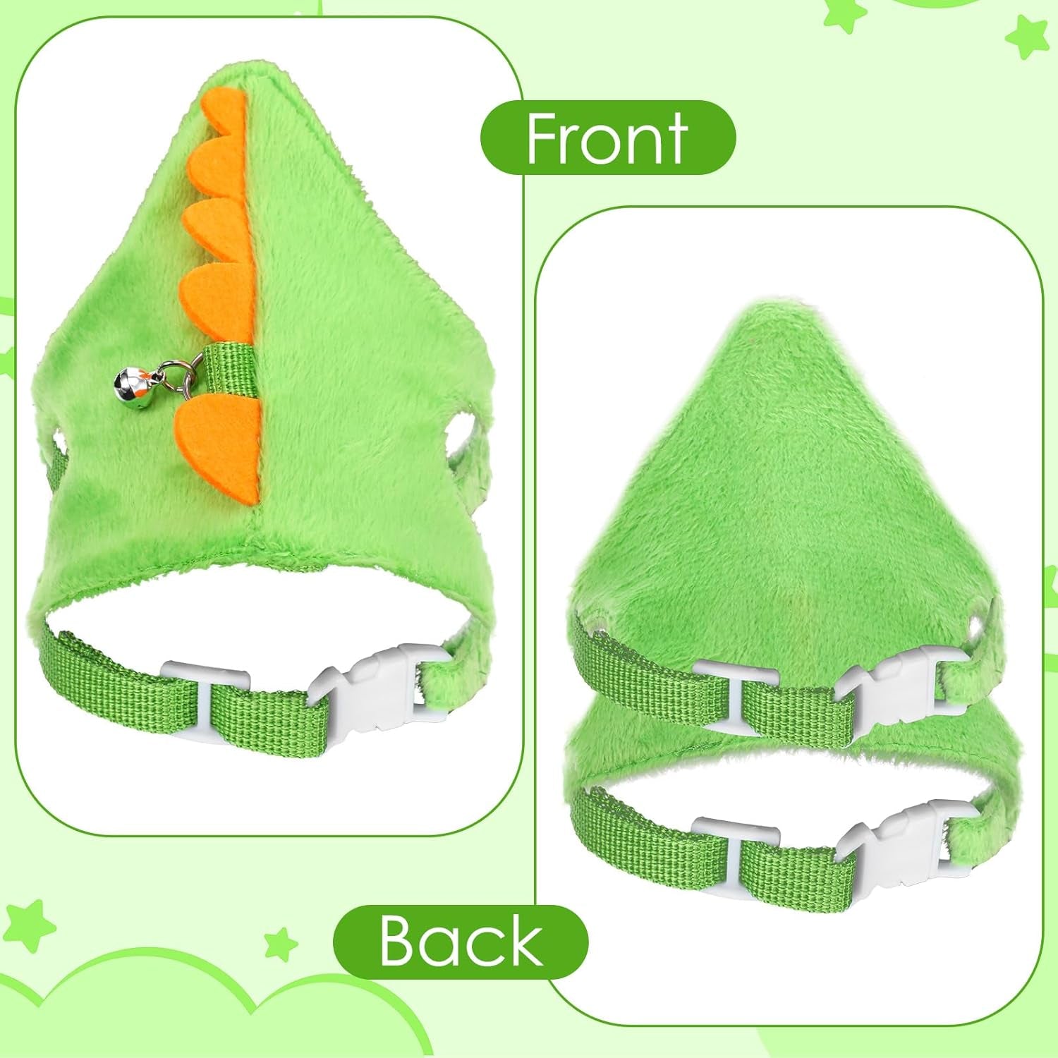 ferret-harness-and-leash-set-small-animals-vest-harness-with-safe-bell-dinosaur-shaped-leash-set-for-baby-rabbit-guinea-pig-teacup-chihuahua-mouse-and-other-small-pet