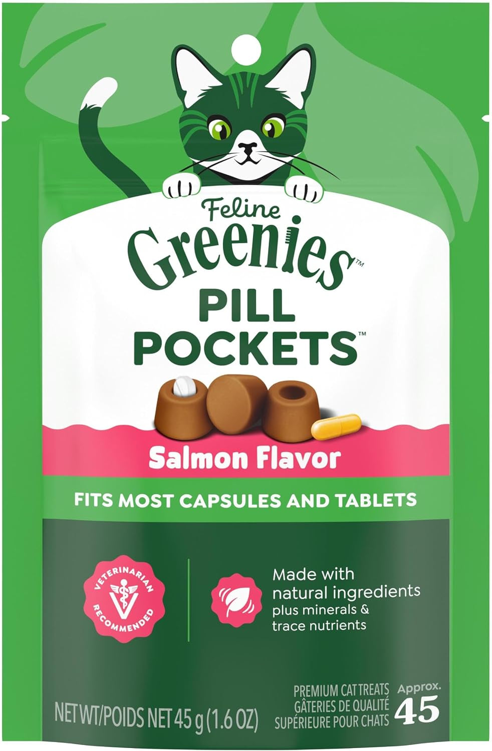 greenies-feline-pill-pockets-soft-cat-treats-chicken-flavor-85-count-1-vet-recommended-moldable-pocket-hides-pills-no-artificial-flavors-or-preservatives-real-ingredients
