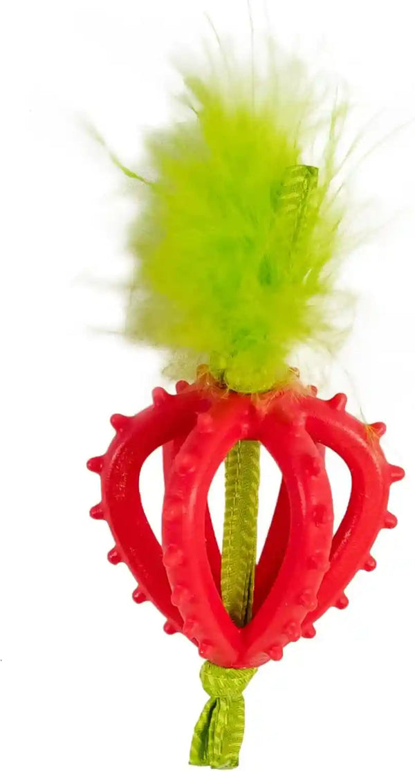 Catstages Dental Fruit Wedges 4 Pk, Soft and Textured Catnip Chew Toys That Help Clean Teeth, Multicolored12