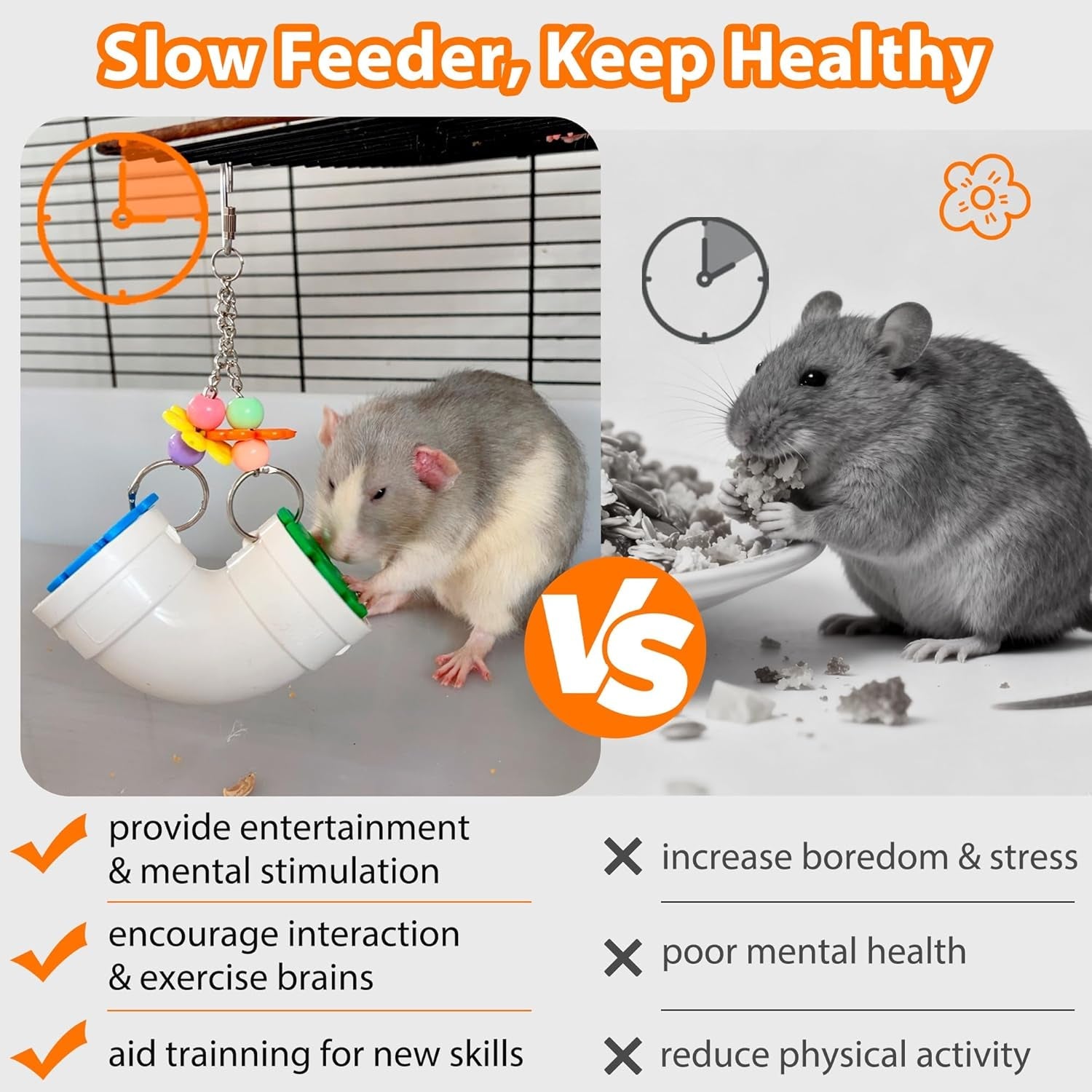 rat-enrichment-foraging-toy-wide-opening-for-more-treats-easy-clean-slow-feeder-hanging-fancy-cage-puzzle-toy-for-rats-mice-inspires-foraging-instincts-to-relieve-boredom-and-keep-healthy