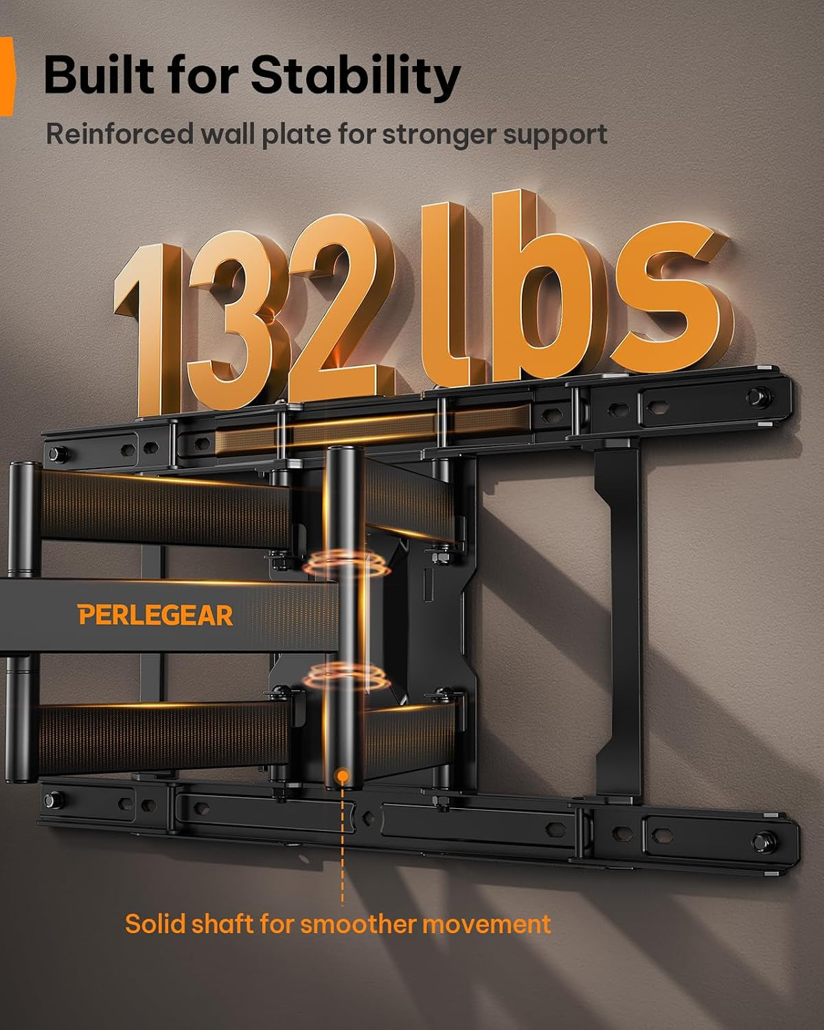 ultra-slim-tv-wall-mount-1-1-low-profile-for-42-90-tvs-fits-16-24-studs-full-motion-tv-mount-wall-bracket-with-dual-articulating-arms-swivel-tilt-max-vesa-600x400mm-holds-132lbs