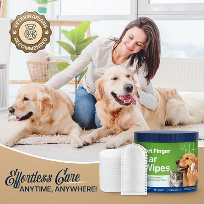 Dog Teeth Cleaning Wipes - 100 Value Pack - Fresh Mint Dog Dental Wipes, Vet Formulated Pet Teeth Cleaning Finger Wipes for Dogs & Cats – Effective Dog Teeth Cleaning, Plaque & Tartar Solution4