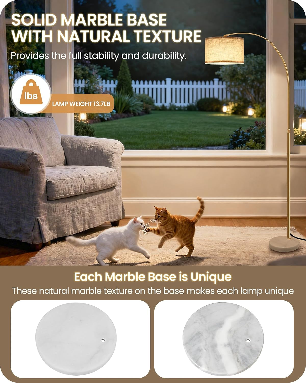 75-arc-floor-lamp-with-marble-base-and-adjustable-height-rotating-hanging-shade-dimmable-gold-floor-lamp-for-living-room-with-remote-and-foot-switch-3-color-temperatures-timer-de15ld05