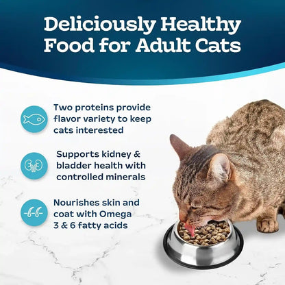 Blue Buffalo Tastefuls Adult Cat Dry Food, Multi-Protein Salmon & Ocean Fish Recipe, 3-Lb. Bag4