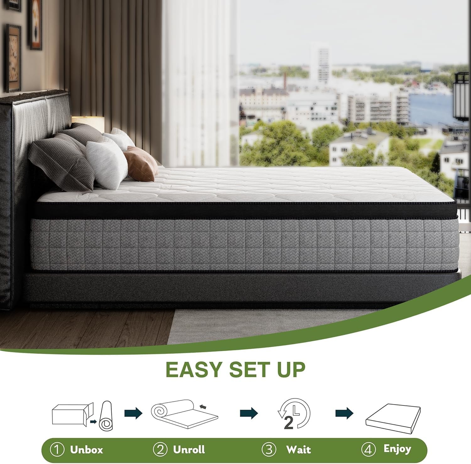 12-inch-twin-mattress-memory-foam-and-spring-hybrid-mattress-medium-firmness-lumbar-support-suitable-for-home-bedrooms-and-hotels-boxed-with-pressure-relief-and-sound-insulation-features