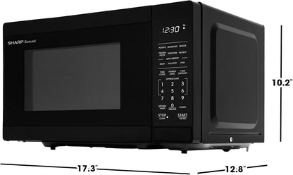 SMC0760KB 0.7 Cu. Ft. 700W Black Countertop Microwave Oven7