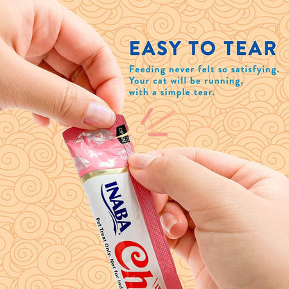 INABA Churu Cat Treats, Grain-Free, Creamy Purée Cat Treat/Topper, Chicken Variety4