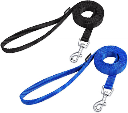 AMAGOOD 6 FT Puppy/Leash, Strong Traditional Style with Easy to Use Collar Hook, Great for Small, Medium and Large Dogs (5/8In X 6 Ft, Purple)25