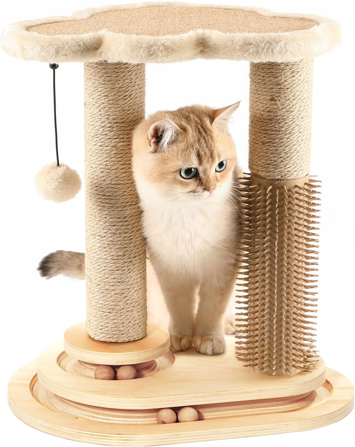 made4pets-kitten-toy-scratching-post-for-indoor-cats-with-ball-track-interactive-cat-scratching-post-with-natural-sisal-rope-rolling-ball-track-and-durable-plywood-base-modern-home-decor