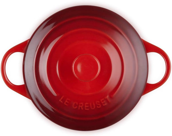 Le Creuset Stoneware Mini round Cocotte, 14 Oz., Cerise2