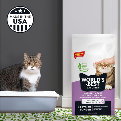 World'S Best Cat Litter, Lavender Scented, Long-Lasting Odor Control, 32 Lb5